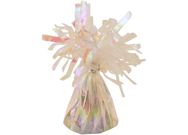 Schillerndes Folienballongewicht, 85 g Stabilisator für Partyballons TK Gruppe® Grosshandel 