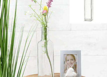 Schlanke Klare Glasvase, Elegantes Design, 5x21 cm TK Gruppe® Grosshandel 