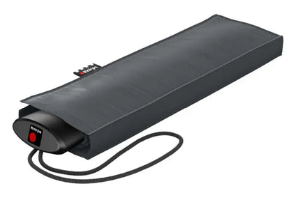 Schlanker Taschenschirm AS.050 slim manual - grau: Kompakt, manuell, robust, ideal für unterwegs TK Gruppe® Grosshandel 
