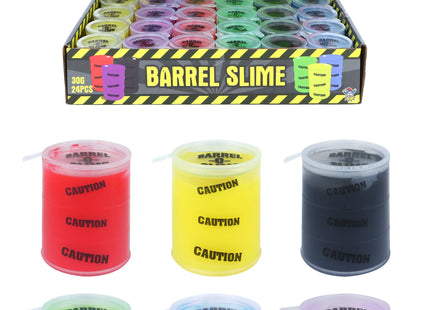 Schleimfass, 30 g, 4,5 cm x 4 cm, verschiedene Farben – lustiges Bastelspielzeug TK Gruppe® Grosshandel 
