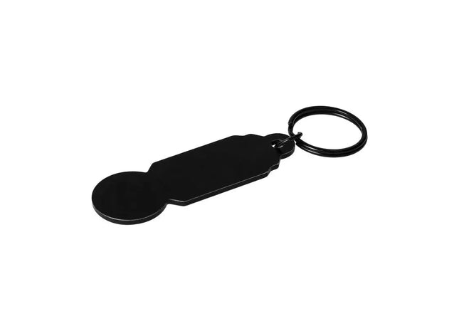 Schlüsselanhänger Einkaufswagen-Entriegeler Acero in elegantem Schwarz – Einfache Handhabung TK Gruppe® Grosshandel 