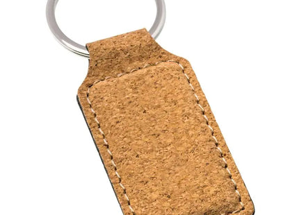 Schlüsselanhänger RE98-PALAISEAU, rechteckig, in elegantem Braun – ideal für den Alltag TK Gruppe® Grosshandel 