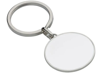 Schlüsselanhänger REFLECTS-LONDON, elegant in Silber-Weiß, robust und chic TK Gruppe® Grosshandel 