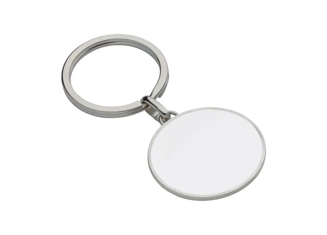 Schlüsselanhänger REFLECTS-LONDON, elegant in Silber-Weiß, robust und chic TK Gruppe® Grosshandel 