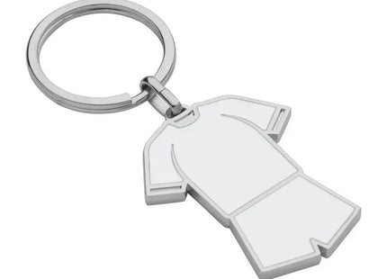 Schlüsselanhänger REFLECTS-NAPLES in Silber-Weiß - Elegant & Modern TK Gruppe® Grosshandel 