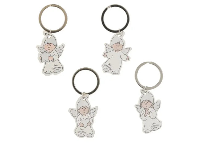 Schlüsselanhänger Schutzengel, 4er-Set - Spirituelle Glücksbringer TK Gruppe® Grosshandel 