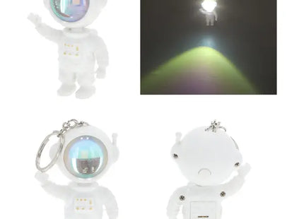 Schlüsselanhänger Spaceman, ca. 7cm hoch - Astronauten Anhänger für Weltraum-Fans TK Gruppe® Grosshandel 