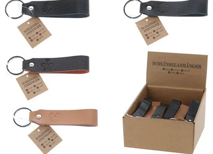 Schlüsselanhänger mit Schlaufe, 4er-Set – Praktisch & Stilvoll TK Gruppe® Grosshandel 