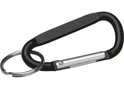 Schlüsselanhänger mit robustem Karabinerhaken in Schwarz – Sicher & Stilvoll TK Gruppe® Grosshandel 