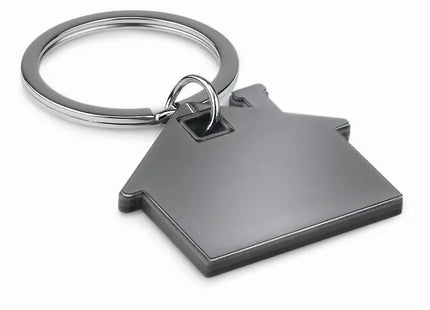 Schlüsselring in Hausform IMBA – Elegant Schwarz, Stilvoll & Praktisch TK Gruppe® Grosshandel 
