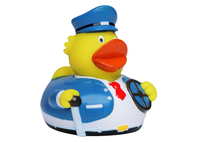 Schnabels Quietsche-Ente Busfahrer in Bunt - Unterhaltsames Verkehrsmittel-Spielzeug TK Gruppe® Grosshandel 