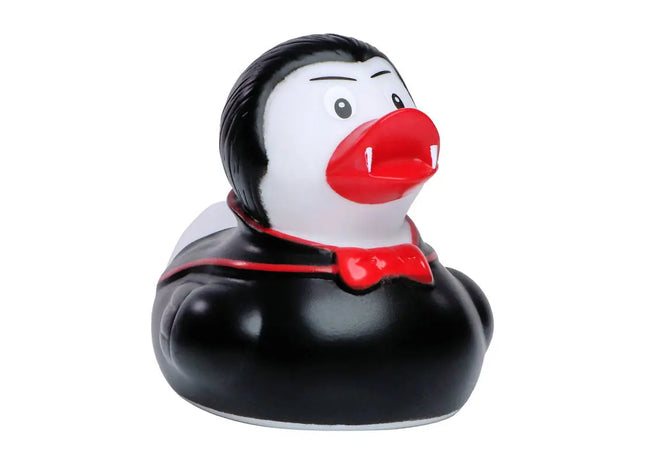 Schnabels Quietsche-Ente Dracula in Bunt - Gruseliges Halloween-Spielzeug TK Gruppe® Grosshandel 