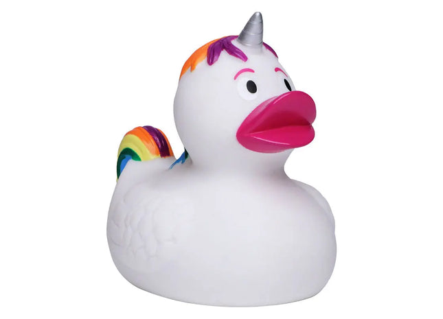 Schnabels Quietsche-Ente Einhorn in Bunt - Magisches Fantasy-Spielzeug TK Gruppe® Grosshandel 