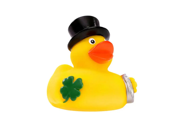 Schnabels Quietsche-Ente Glücksbringer in Bunt - Charmantes Glücks-Spielzeug TK Gruppe® Grosshandel 