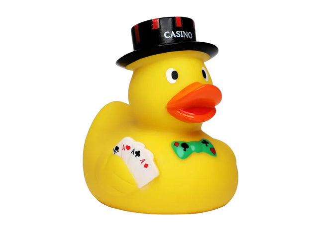 Schnabels Quietsche-Ente Pokerface in Bunt - Spielkarten-Themen-Spielzeug TK Gruppe® Grosshandel 