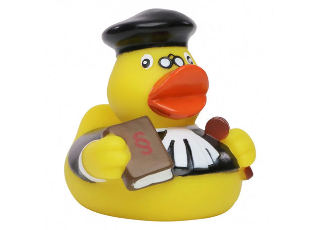 Schnabels Quietsche-Ente Richter in Bunt - Juristisches Lehr-Spielzeug TK Gruppe® Grosshandel 