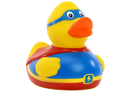 Schnabels Quietsche-Ente Superduck in Bunt - Heroisches Superhelden-Spielzeug TK Gruppe® Grosshandel 