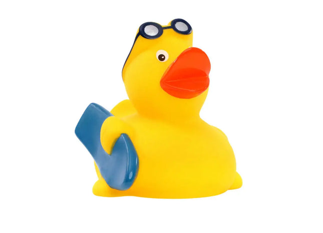 Schnabels Quietsche-Ente Surfer - Buntes Wellenreiter-Spielzeug TK Gruppe® Grosshandel 