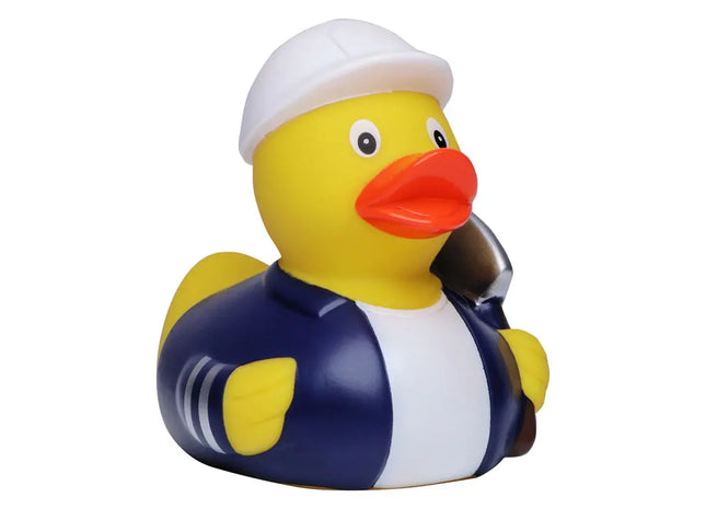 Schnabels Quietsche-Ente Tiefbau-Ingenieur in Bunt - Bauwesen-Spielzeug TK Gruppe® Grosshandel 