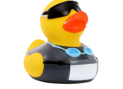 Schnabels Quietsche-Ente Triathlet in Bunt - Sportliches Multisport-Spielzeug TK Gruppe® Grosshandel 