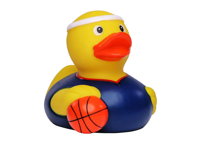 Schnabels Quietsche-Ente 'Basketball' – Buntes Sportspielzeug für Basketballfans TK Gruppe® Grosshandel 