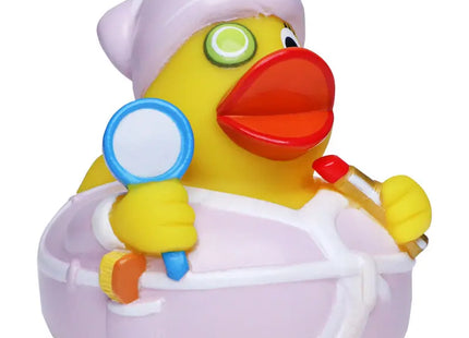 Schnabels Quietsche-Ente 'Beauty' – Buntes, stylisches Beauty-Themen Badespielzeug TK Gruppe® Grosshandel 