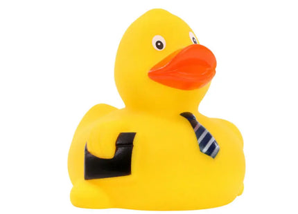 Schnabels Quietsche-Ente 'Business' – Buntes, professionelles Outfit Wasserspielzeug TK Gruppe® Grosshandel 