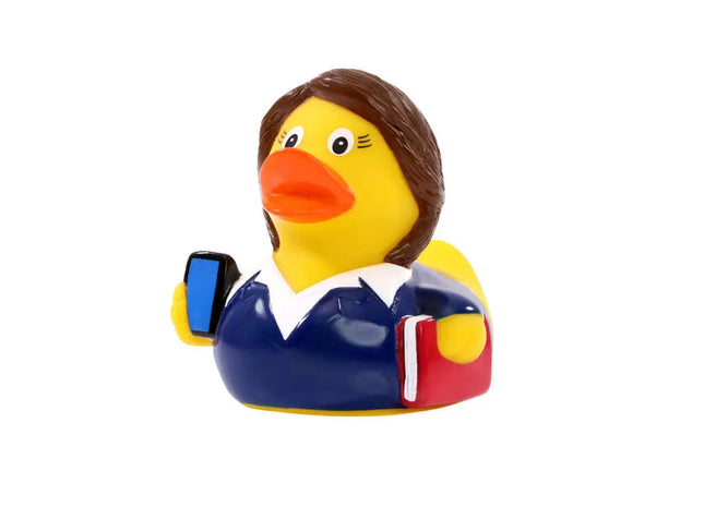 Schnabels Quietsche-Ente 'Businesswoman' – Buntes, inspirierendes Badespielzeug TK Gruppe® Grosshandel 