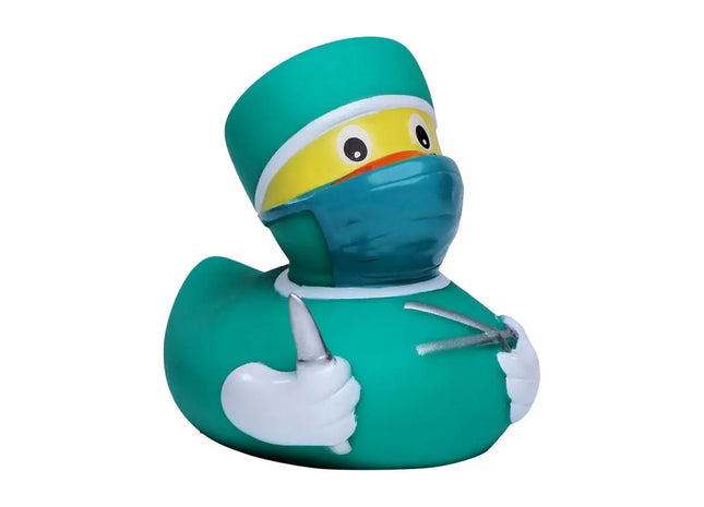 Schnabels Quietsche-Ente 'Chirurg' – Buntes Wasserspielzeug, Ideal für Medizin-Fans TK Gruppe® Grosshandel 