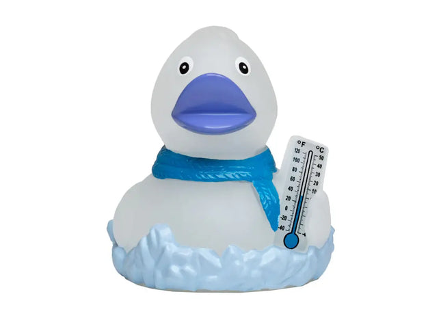 Schnabels Quietsche-Ente 'Frosty' in Weiß – Winterliches Design, perfekt für die Festtage TK Gruppe® Grosshandel 