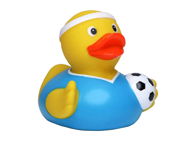 Schnabels Quietsche-Ente 'Fußballer' – Buntes, sportliches Design, ideal für Fans TK Gruppe® Grosshandel 