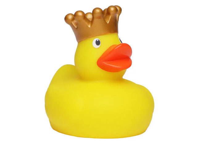 Schnabels Quietsche-Ente 'König' – Buntes, majestätisches Königs-Spielzeug für Badespaß TK Gruppe® Grosshandel 