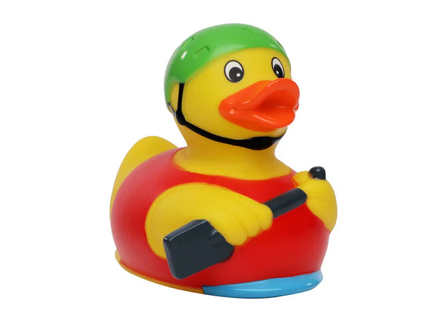 Schnabels Quietsche-Ente im Ruderboot - Buntes Wasserspielzeug TK Gruppe® Grosshandel 