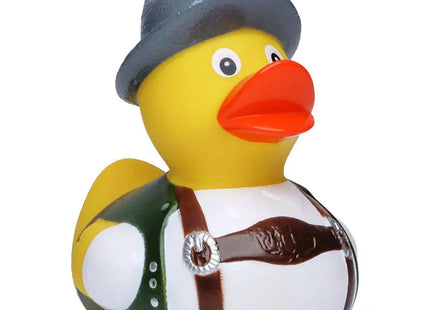 Schnabels Quietschente Trachtenlook, Bayer in Buntem Outfit, Spaß im Wasser TK Gruppe® Grosshandel 