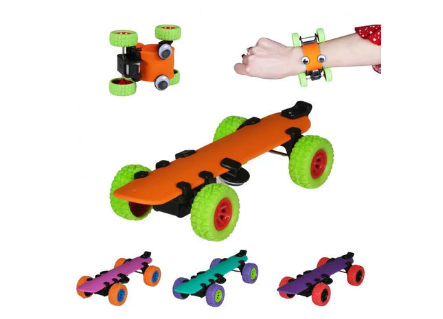 Schnapparmband in  Skateboard Design,  15cm TK Gruppe® Grosshandel 