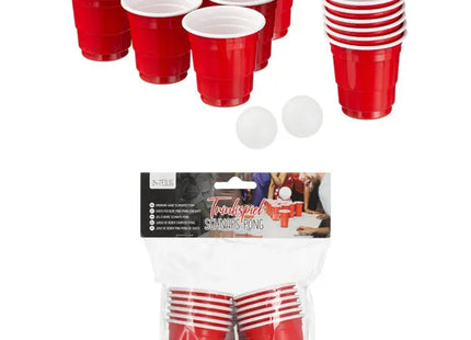 Schnaps Pong Trinkspiel-Set, 14-teilig – Ultimativer Party-Spaß TK Gruppe® Grosshandel 