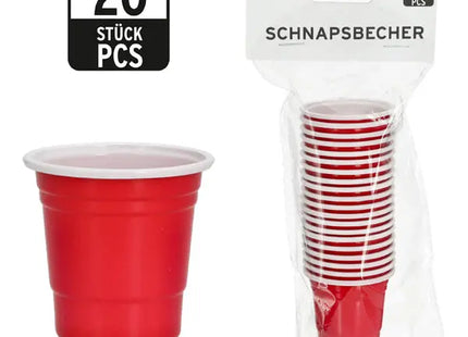 Schnapsbecher Set, 20 Stück, je ca. 55ml, für Spirituosen TK Gruppe® Grosshandel 