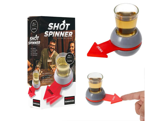 Schnapsdrehen Trinkspiel - Unterhaltsames Partyspiel für Erwachsene TK Gruppe® Grosshandel 