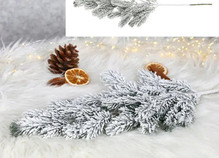 Schneebedeckter Künstlicher Tannenzweig, Winterdeko, Ca. 65cm Lang TK Gruppe® Grosshandel 