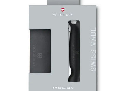 Schneidebrett-Set mit faltbarem Gemüsemesser in Schwarz - Kompakt & Praktisch TK Gruppe® Grosshandel 