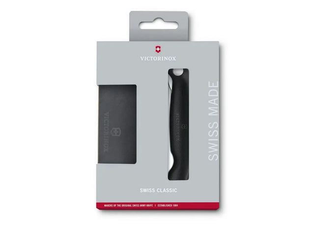 Schneidebrett-Set mit faltbarem Gemüsemesser in Schwarz - Kompakt & Praktisch TK Gruppe® Grosshandel 