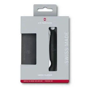 Schneidebrett-Set mit faltbarem Gemüsemesser in Schwarz TK Gruppe® Grosshandel 