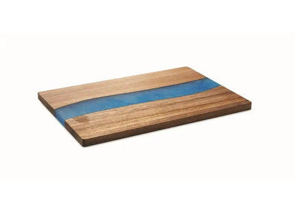 Schneidplatte aus Akazienholz mit Rillen - Küchenbrett, Schneidebrett TK Gruppe® Grosshandel 