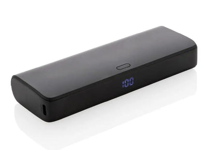 Schnelllade-Energie: FlashCharge 20.000mAh Fast-Charge Powerbank aus RCS rPlastik – Schwarz TK Gruppe® Grosshandel 