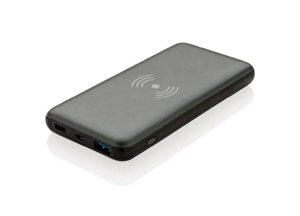 Schnellladefähige 10W Kabellose Powerbank 10.000 mAh mit PD - Grau TK Gruppe® Grosshandel 