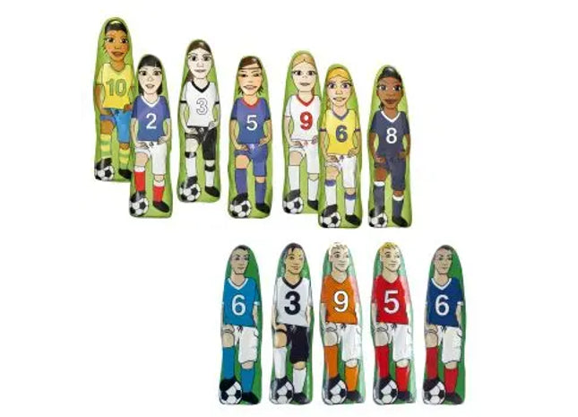 Schoko-Fußballfiguren mit Standardmotiv, Perfekt für Sportfans und Events TK Gruppe® Grosshandel 