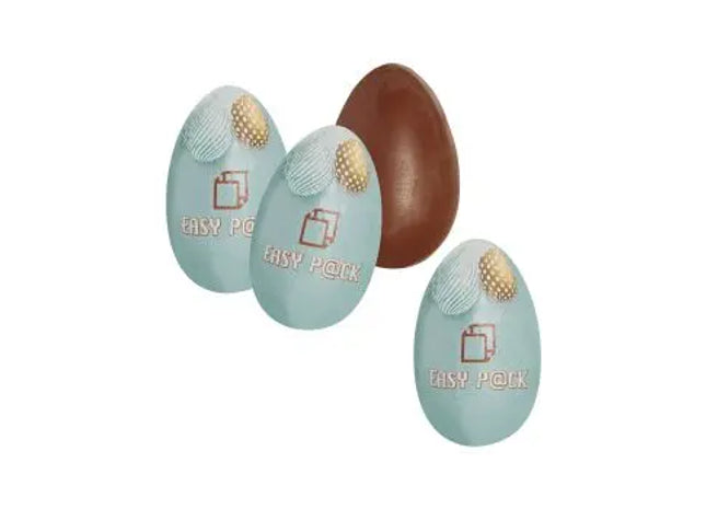 Schoko-Osterei Hohlei mit individuellem Druck – Personalisiertes Festgeschenk TK Gruppe® Grosshandel 
