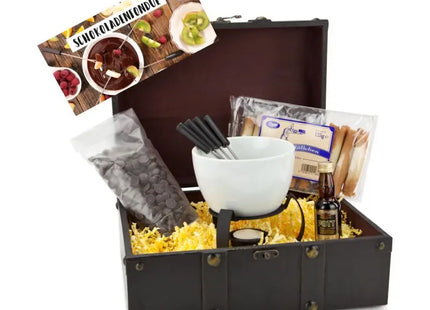 Schokoladenfondue Geschenkset - Genussvolle Momente für Schokoladenfans TK Gruppe® Grosshandel 