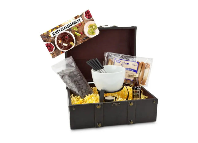 Schokoladenfondue Geschenkset - Genussvolle Momente für Schokoladenfans TK Gruppe® Grosshandel 