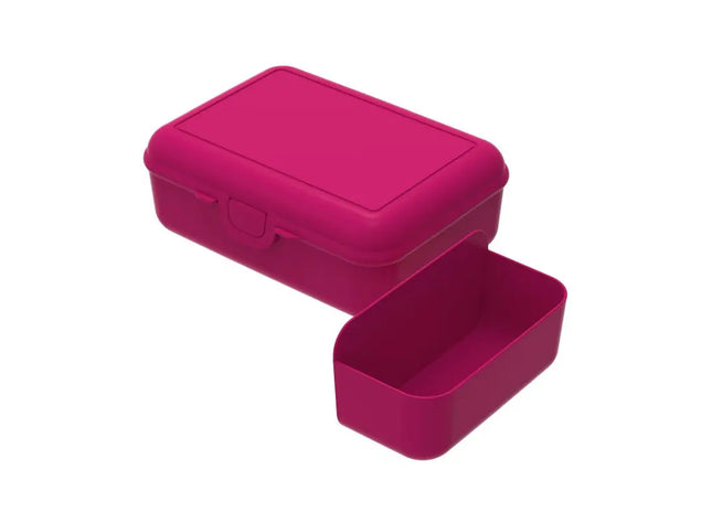 School-Box Deluxe Vorratsdose mit Trennschale in Berry – Farbenfroh & Praktisch TK Gruppe® Grosshandel 